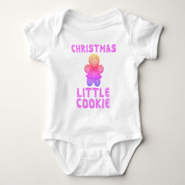 Body Ensemble bodysuit en jersey pour bébé fille CHRIST (Devant)