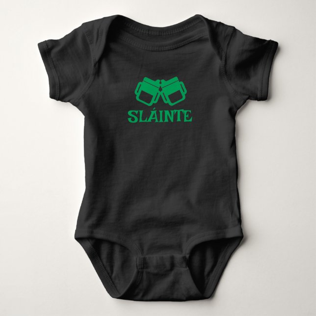 Body Ensemble bodysuit noir SLÁINTE pour bébé  (Devant)