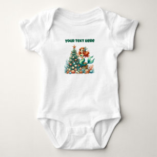 Body Ensemble de Noël de sirène pour bébé - Personnalis