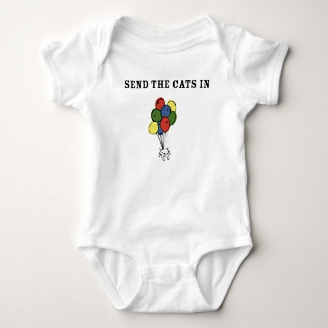 Body Envoyez les chats dans le T-shirt (Devant)