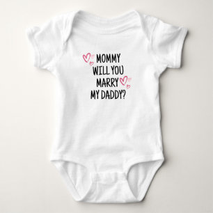 Body Épouses-Tu Mon Papa ? Bodysuit bébé