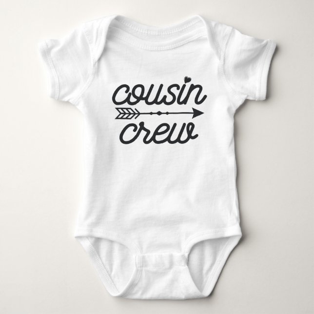 Body Équipage Cousin Avec Coeur (Devant)