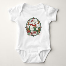 Équipe de Noël Cosy – Ours Polaire Mignon & Gâteau