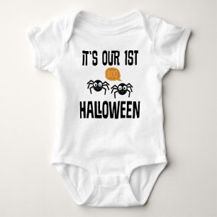 Body ęr Halloween jumelle la pièce en t de bébé de