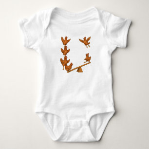 Body escadron acrobatique de poulets gazouillants