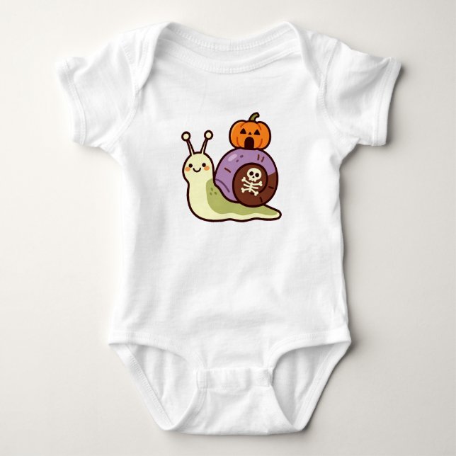 Body Escargot mignon d'Halloween (Devant)