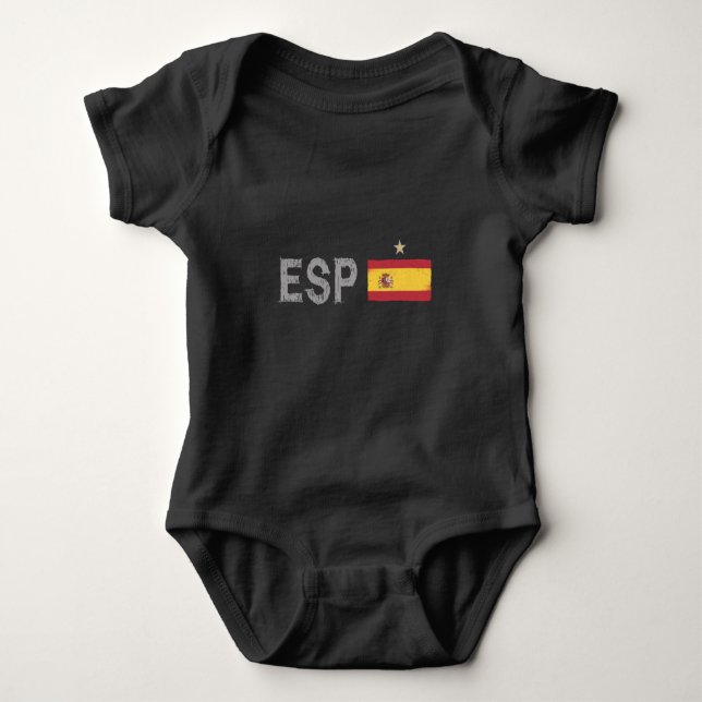 Body Espagne Football Fan Chemise Espagnole Drapeau (Devant)