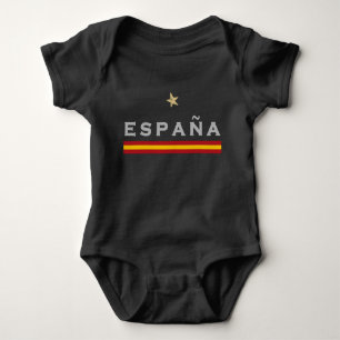 Body Espagne maillot de football drapeau espagnol