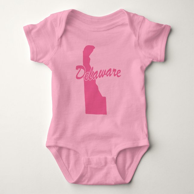 Body État Du Delaware Forme Bodysuit Bébé (Devant)