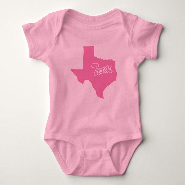 Body État Du Texas Forme Bodysuit Bébé (Devant)