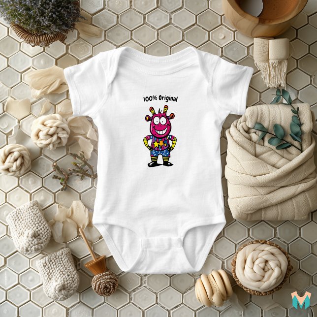 Body Étoile Alien Bébé Drôle Vibrante Colorée (Créateur téléchargé)
