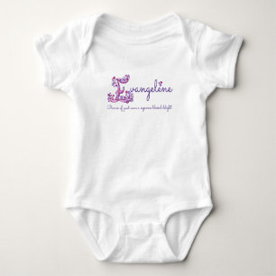 Body Evangelene Girls nom signifiant E monogramme