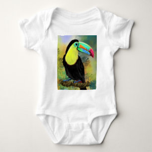 Body Exotic Tropical Toco Toucan Bird Baby Bodysuit