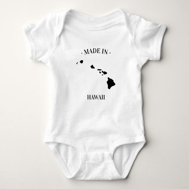 Body Fabriqué à Hawaii HI Baby Bodysuit (Devant)