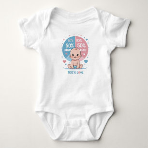 Body Fabriqué avec 50% Maman, 50% Papa, 100% Amour