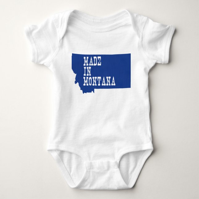 Body Fabriqué Dans Montana Formé bébé Montanan Big Sky (Devant)