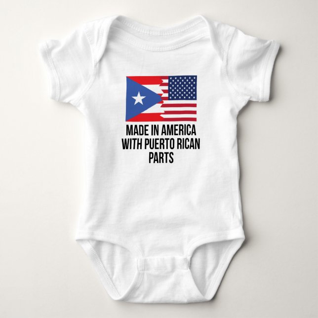 Body Fabriqué en Amérique avec les pièces portoricaines (Devant)