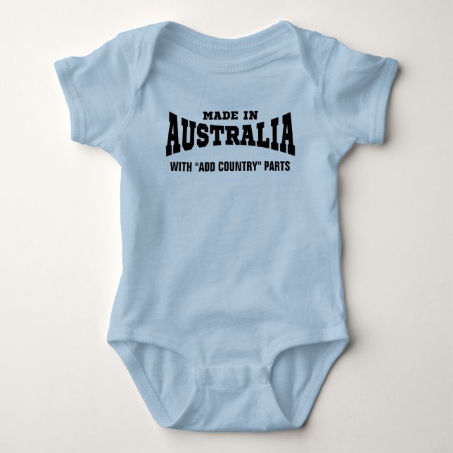 Body Fabriqué en Australie avec des pièces "ajoutez (Devant)
