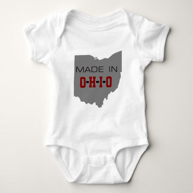 Body "Fabriqué en Ohio" BABY BODYSUIT (Devant)