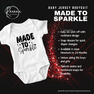 Body Fabriqué pour le maillot de bain Sparkle Baby Jers