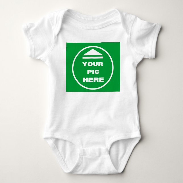 Body FACILE ! Bodysuit Baby Jersey - Blanc - Custom (Devant)