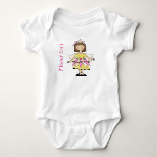 Body Fairy Flower Girl One Piece Tutu Bodysuit