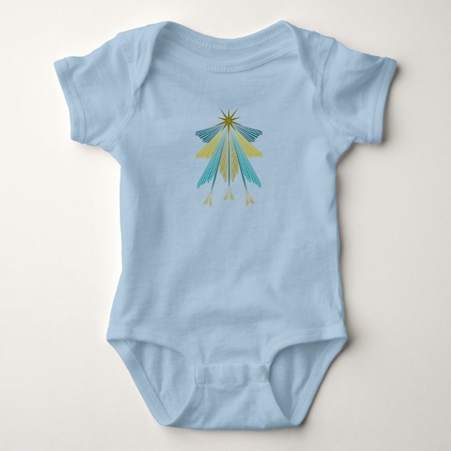Body Fairy Stars Baby Un Pièce Bodysuit (Devant)