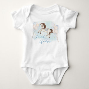 Body Fairytale bébé Pony Blue ballon étoile Birthday Bo