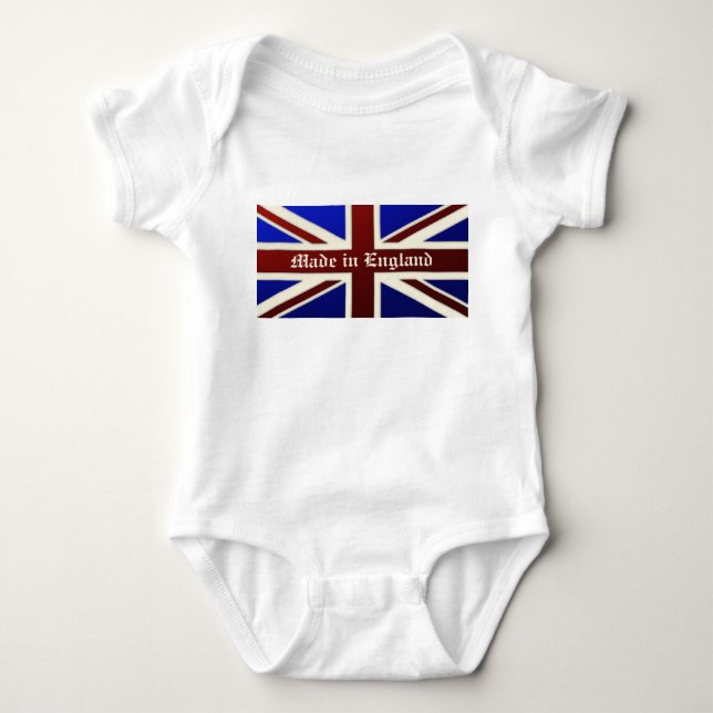 Body Fait dans le drapeau métallique de l'Angleterre (Devant)