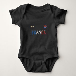 Body Fan de football France Chemise Française
