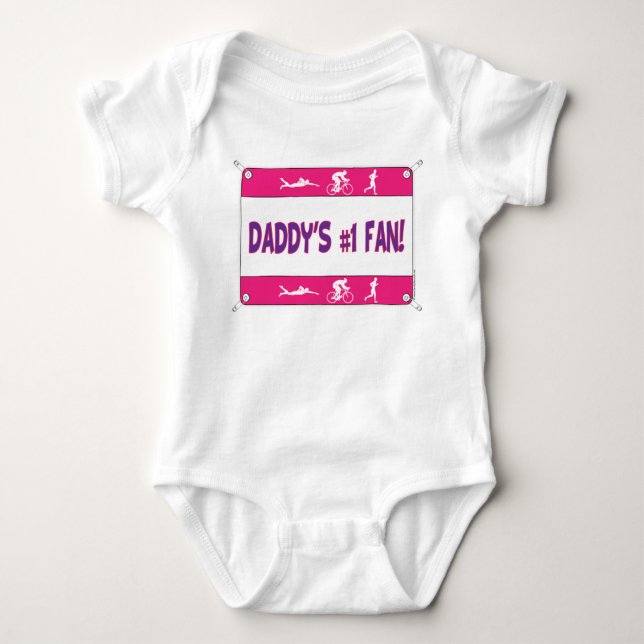 Body Fan du #1 du papa de triathlon (Devant)