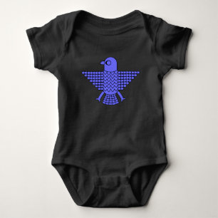Body Faucon bleu stylisé