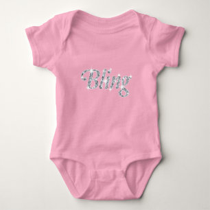 Body Faux losange sur la conception de texte rose paste