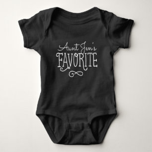 Body Favori de la tante personnalisée bébé Tee