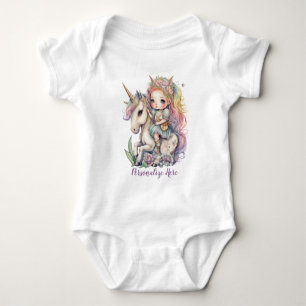 Body Fée Princesse Licorne Couleurs Arc-en-Ciel Personn