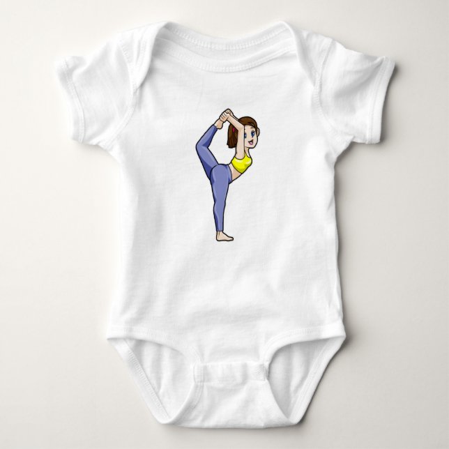 Body Femme au yoga Étirement des exercices Jambes (Devant)