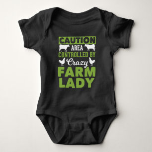 Body Femme charmante de ferme fou de ferme dame