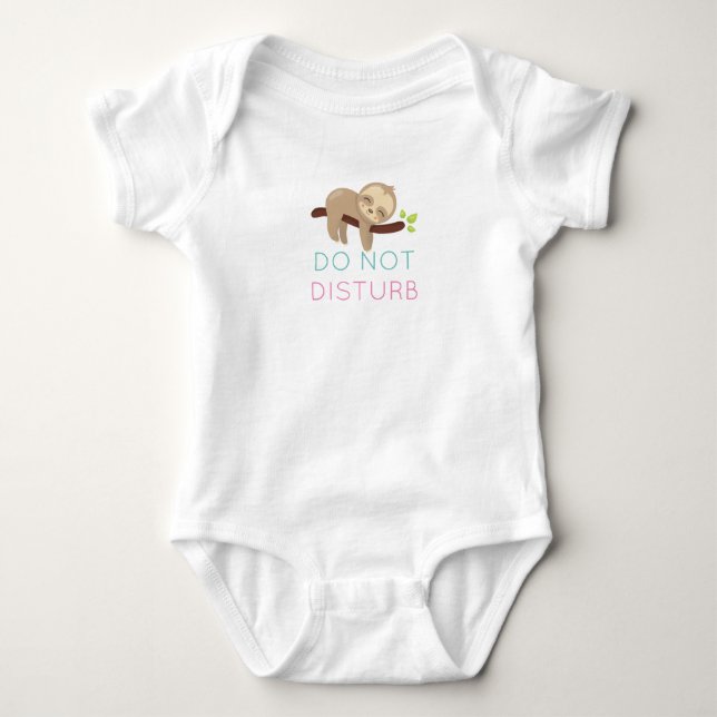 Body Fente bébé ne dérangent pas T-shirt (Devant)
