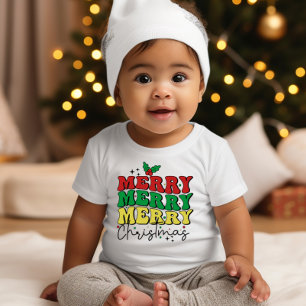 BODY FESTIVE RETRO MERRY CHRISTMAS FAMILLE