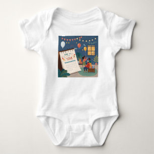 Body Fête de fin d'année" Bodysuit bébé