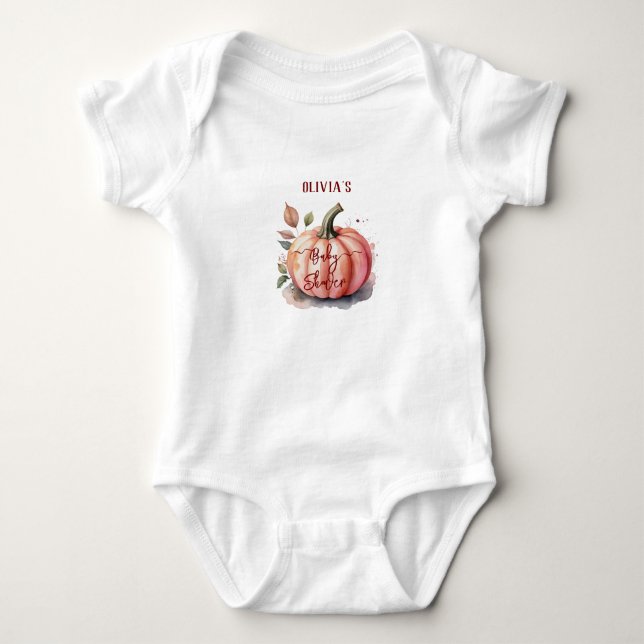 Body Fête de naissance de bébé fille bohème aquarelle c (Devant)