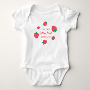 Body Fête de naissance de bébé Strawberry Berry First 1