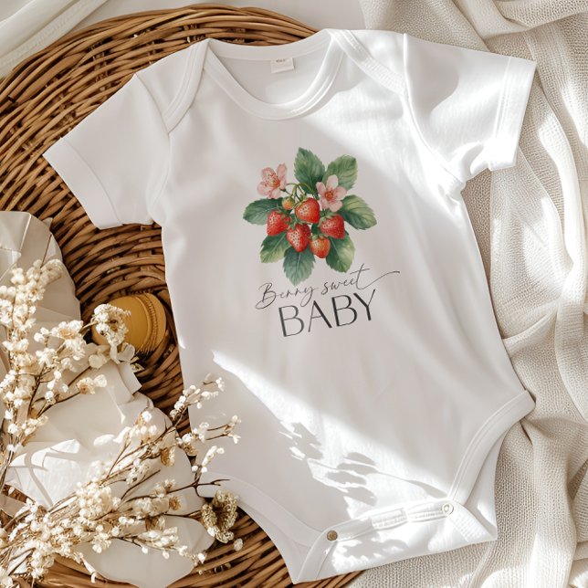 Body Fête de Naissance Frais Marché Fraise Baie Douce B (Créateur téléchargé)