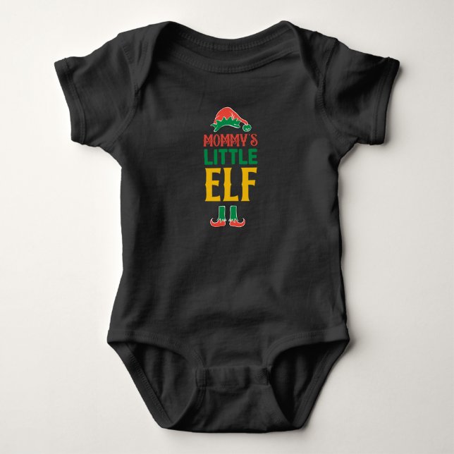 Body Fêtes de Noël "Le petit elfe de maman" (Devant)