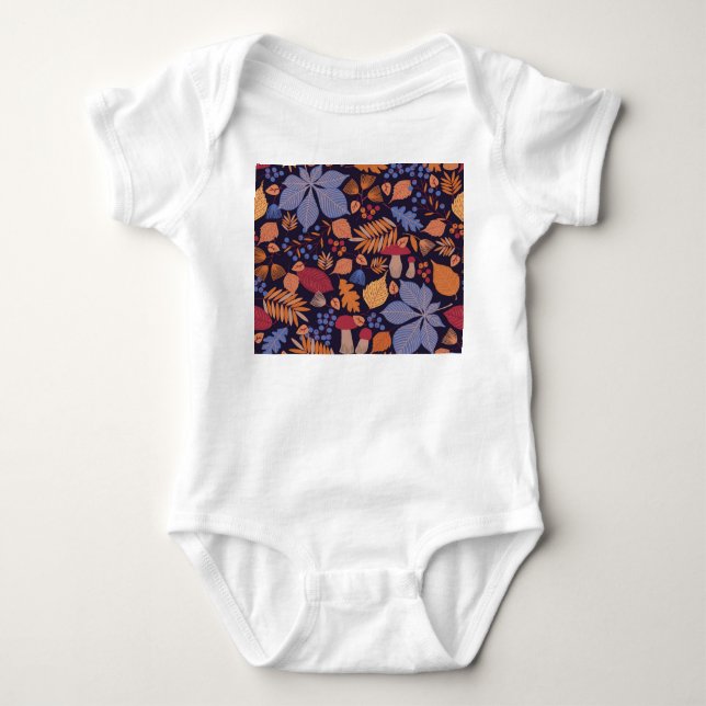 Body Feuilles D'Automne, Illustration De Champignons Vi (Devant)