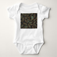 Feuilles de cuivre : texture grunge noire.