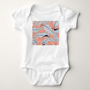 Body Feuilles de la Jungle Motif Tropical sans couture