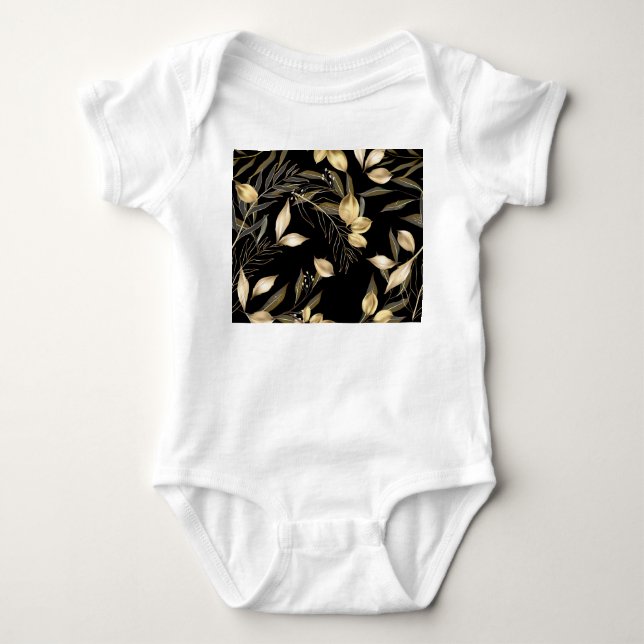 Body Feuilles d'or : Exotic Botanical sans soudure (Devant)