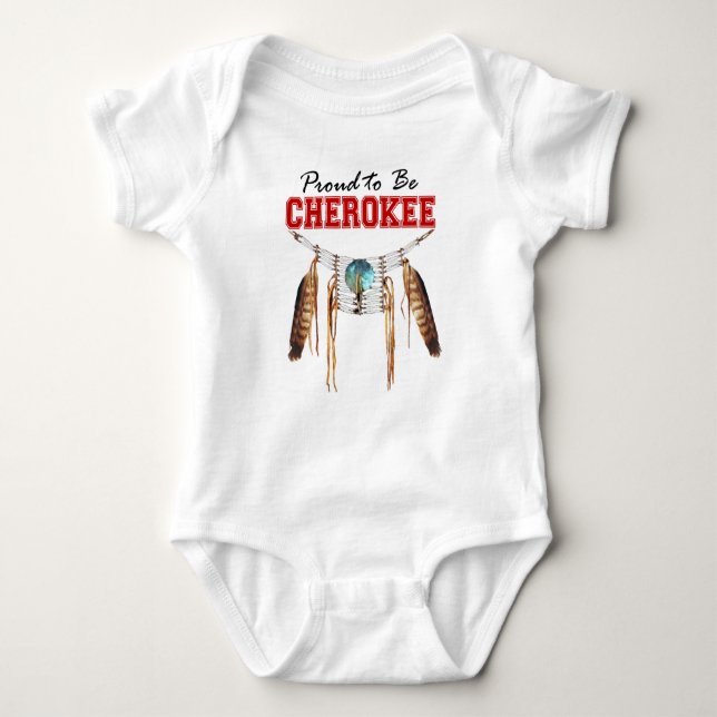 Body Fier d'être Cherokee Baby Onsie (Devant)