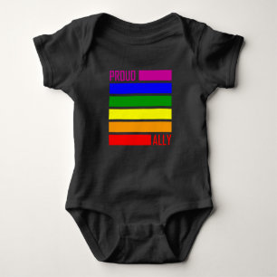 Body FIÈRE ALLY FLAG MOIS LGBT Pride LGBTQ Rainbow